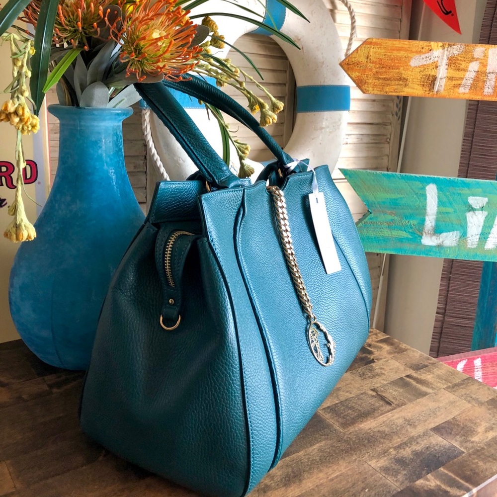 Versace Collection - Stitched Leather (NWT)